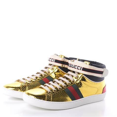 womens ace gucci sneakers|gucci ace metallic snakeskin sneakers.